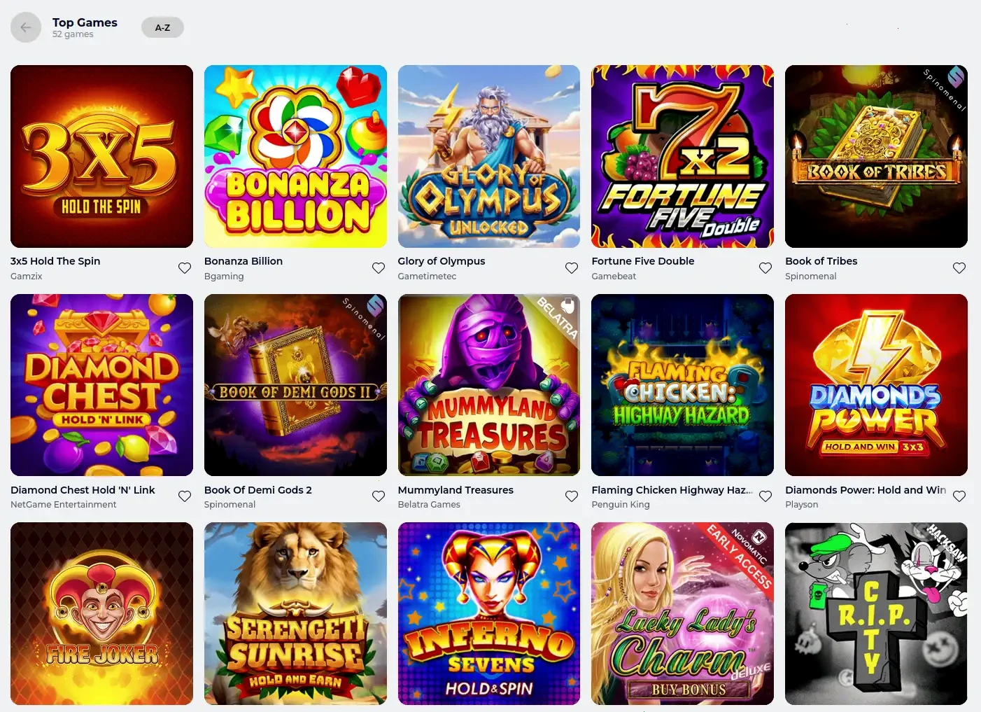 Manga Casino mobilspel gränssnitt med slots och live casino